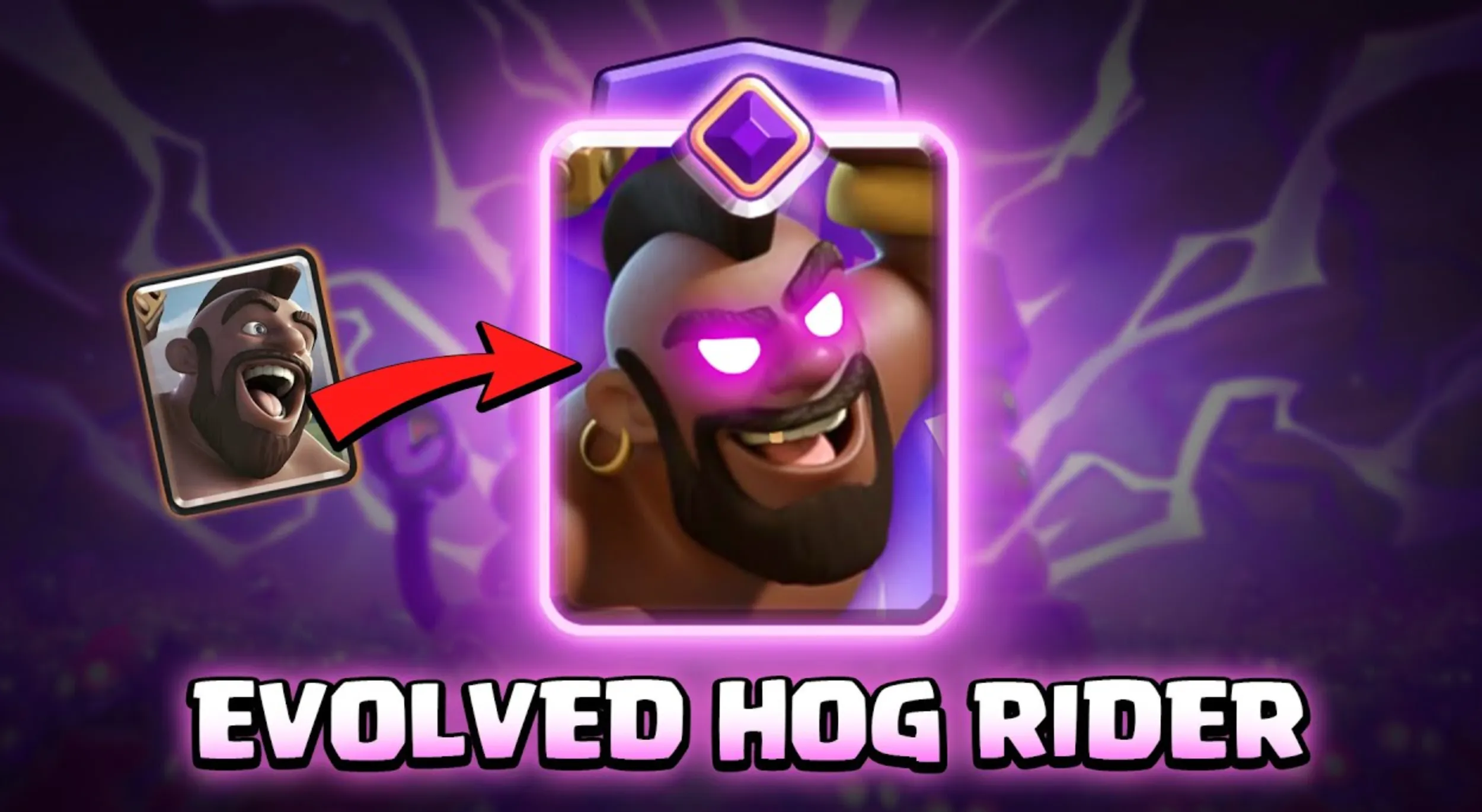 Hog Rider clash royale card